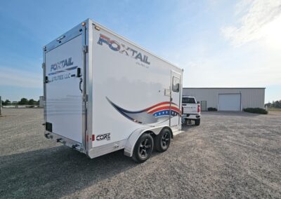 A compact and lightweight core pro fiber splicing trailer designed for efficient and reliable fiber splicing operations.